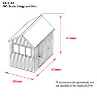44-0153 Bachmann Scenecraft Lifeguard Hut