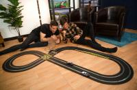 C1431M Scalextric 1980s TV - Back to the Future vs Knight Rider Race Set