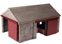 44-170R Bachmann Scenecraft Shillingstone Goods Shed Red