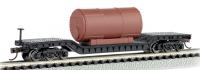 71395 Bachmann 52ft. Center Depressed Flat Car With Boiler.