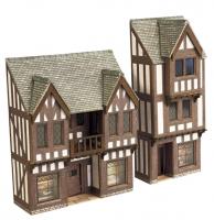 PN190 Metcalfe Low Relief Timber Framed Shop Fronts Kit