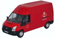 76FT024 Oxford Diecast Ford Transit Long Wheelbase Van High Roof - Royal Mail
