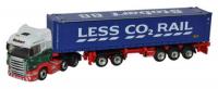 NSHL01CT Oxford Diecast Scania Highline D-TEC Combitrailer Container Lorry - Eddie Stobart Limited