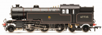 R30361 Hornby Thompson Class L1 2-6-4T Steam Loco number 67735 in BR Black with early emblem - Era 4