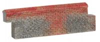R8977 Hornby Skaledale 4 x Straight Brick Walling.
