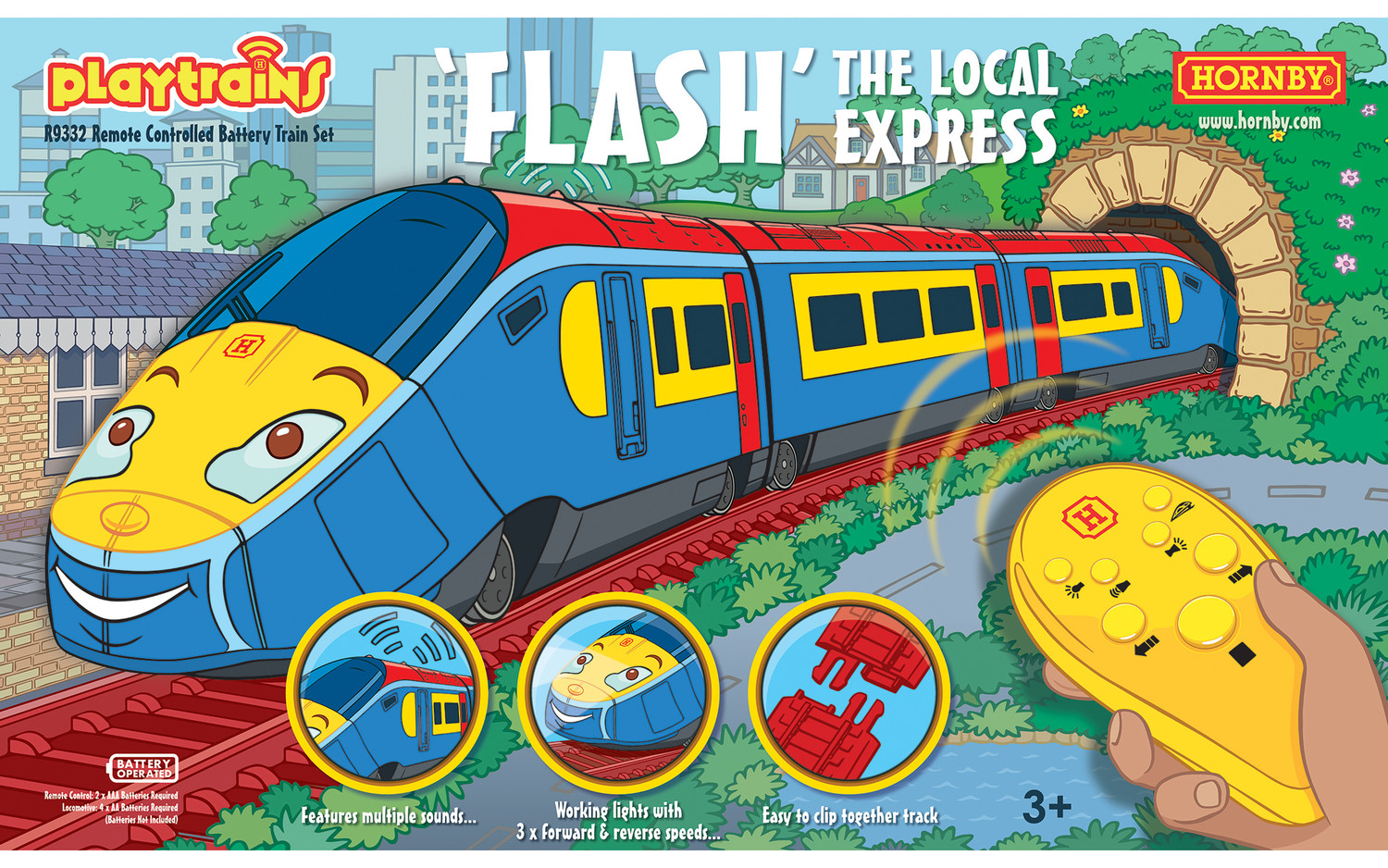 R9332 Hornby Playtrains Flash The Local Express Remote Train Set