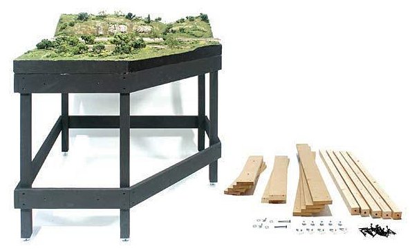 ST4791 Woodland Scenics Mod-U-Rail corner module stand 