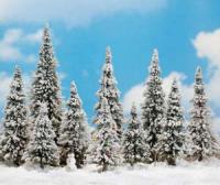 6465 Busch 10 Snowed Trees And Snowman