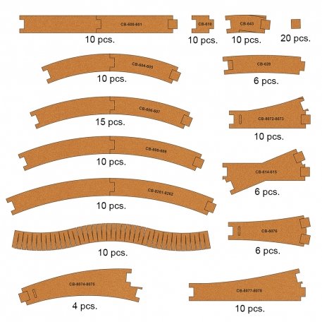 CB-Start Proses Over 140 pcs Pre-Cut Cork Beds (+40 Meters) Image