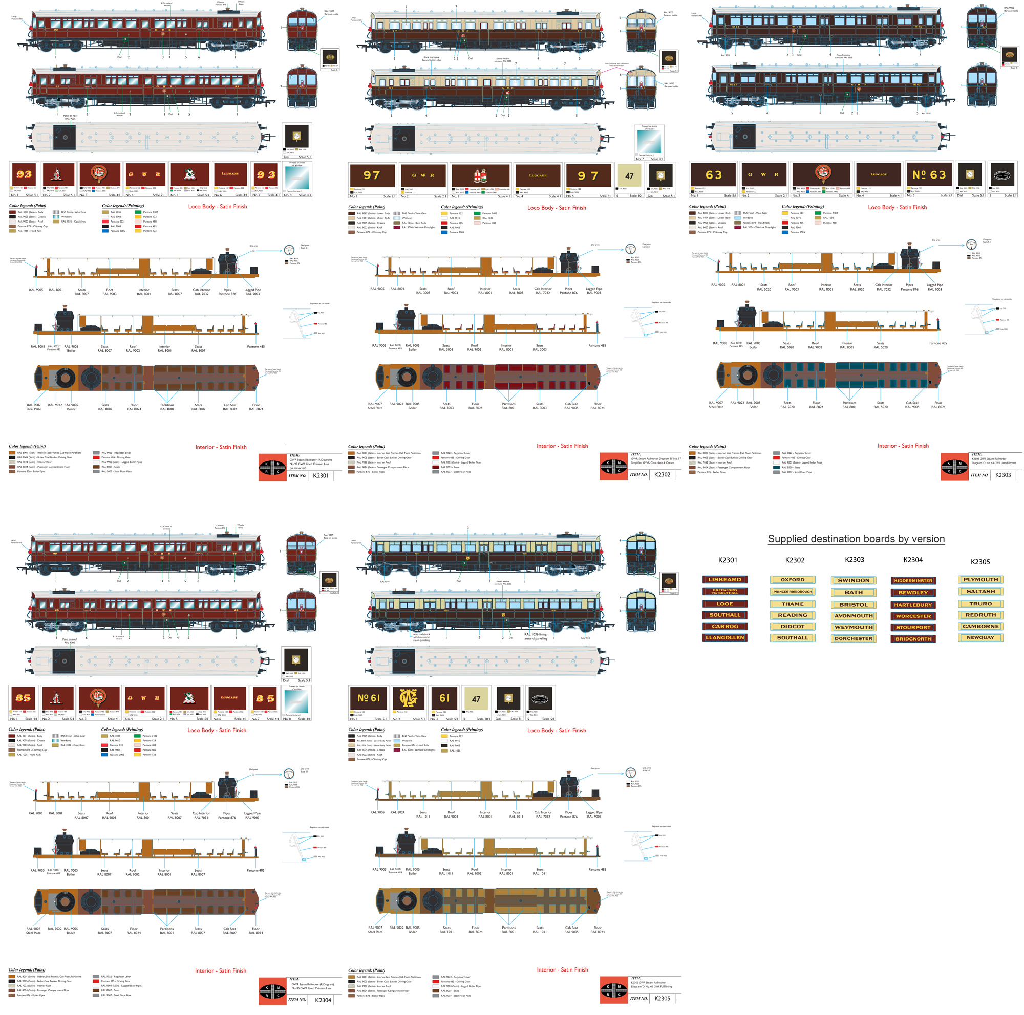 GWR Railmotor Livery Artwork