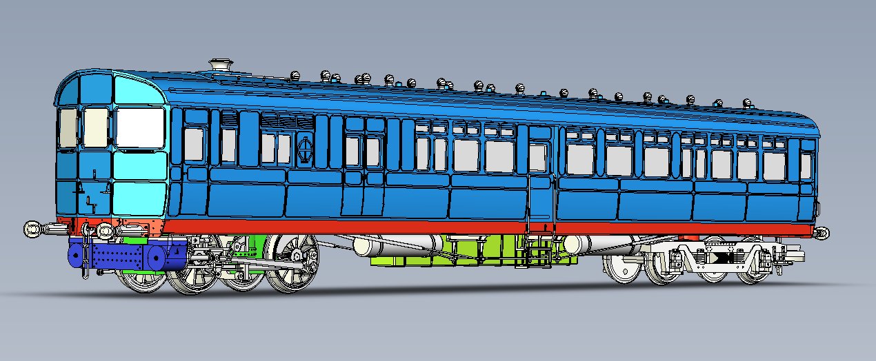 Railmotor First Cad