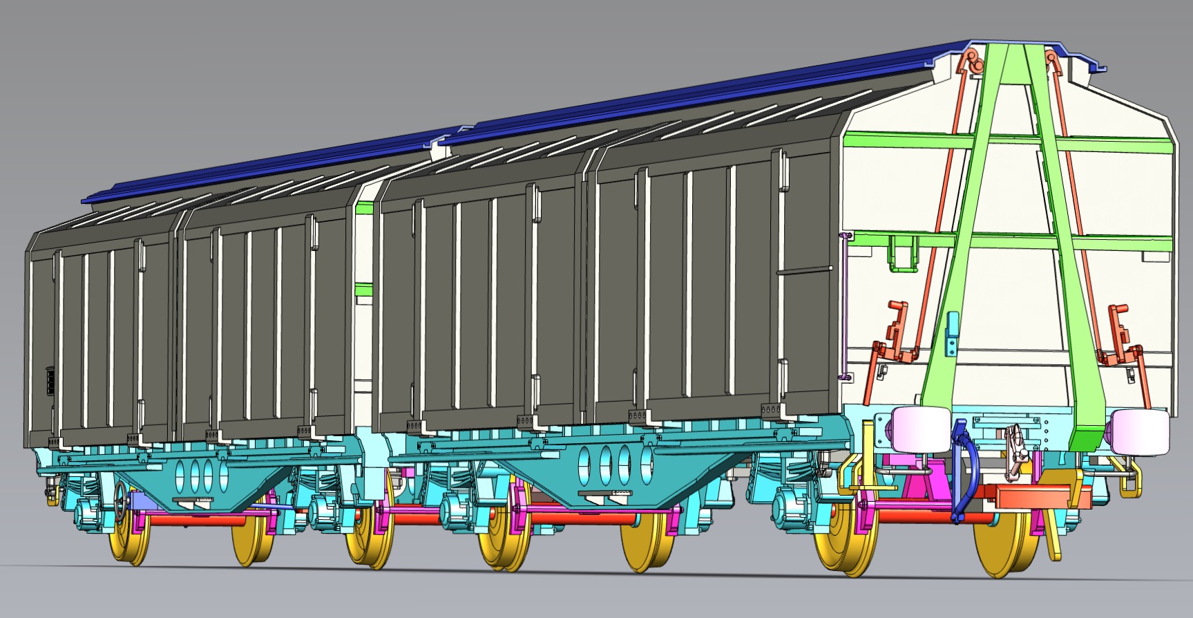 IZA Cargowaggon CAD Image