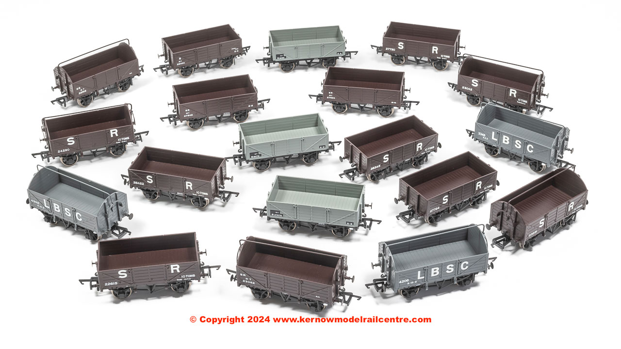 LBSC 'Open A', SR Diagram 1369 & 1364 five plank open wagon range