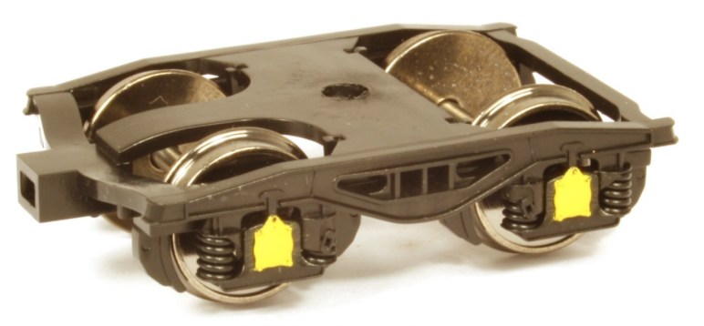 Bogie with wheels