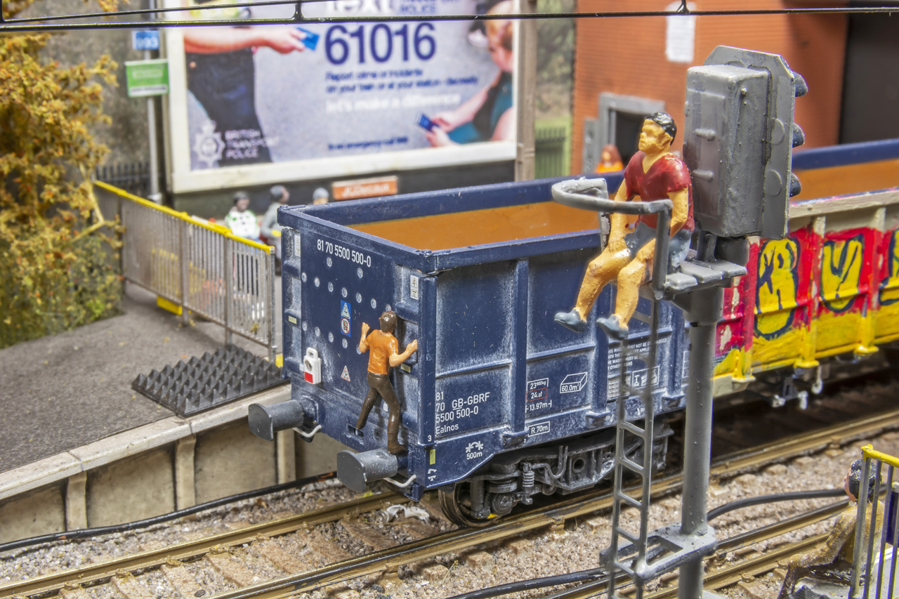 KMRC Guildford Branch BTP Safety Diorama