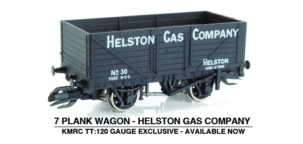 TTC023 Peco 7 Plank Open Wagon - Helston Gas Co - number 30