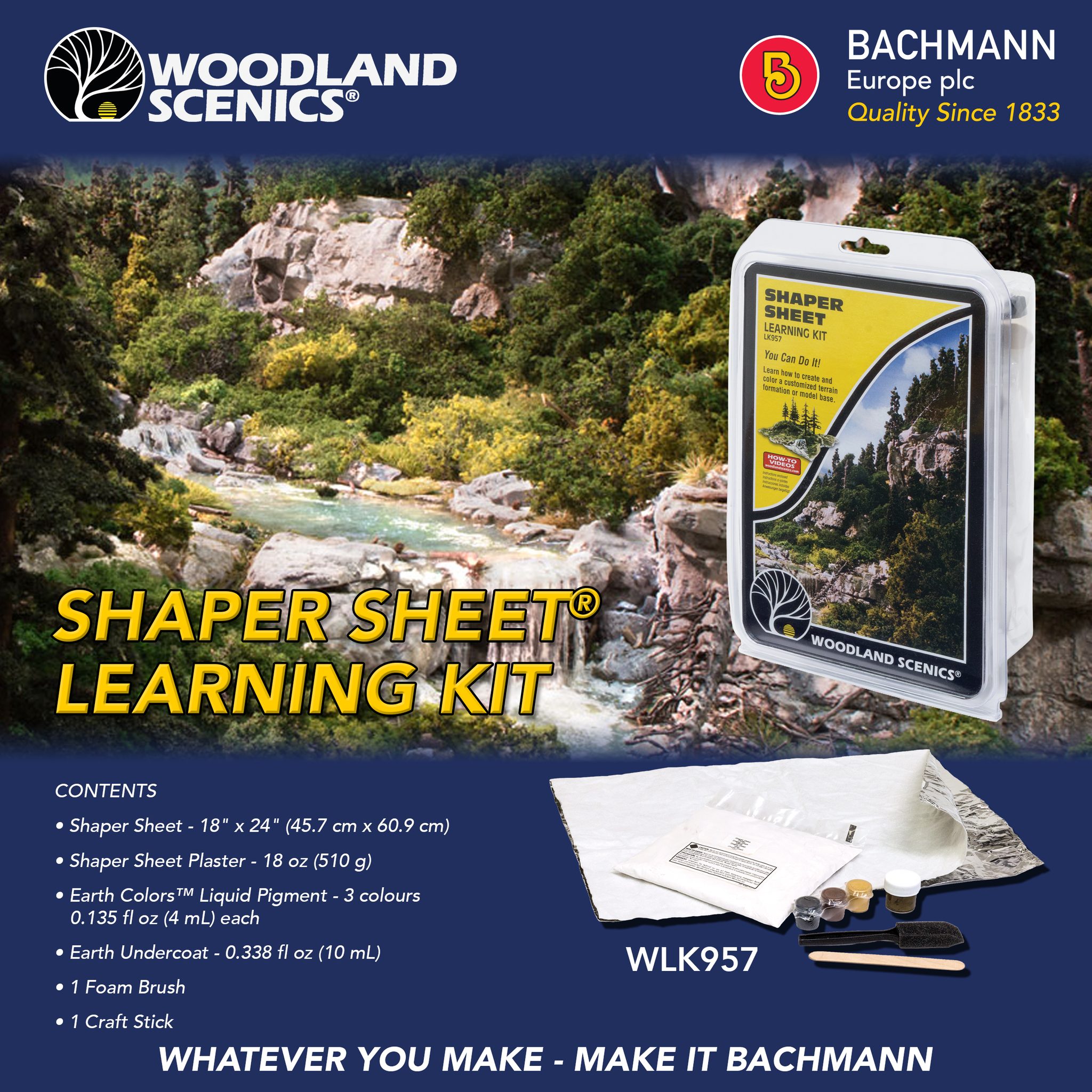 Woodland Scenics Shaper Sheet Learning Kit Image