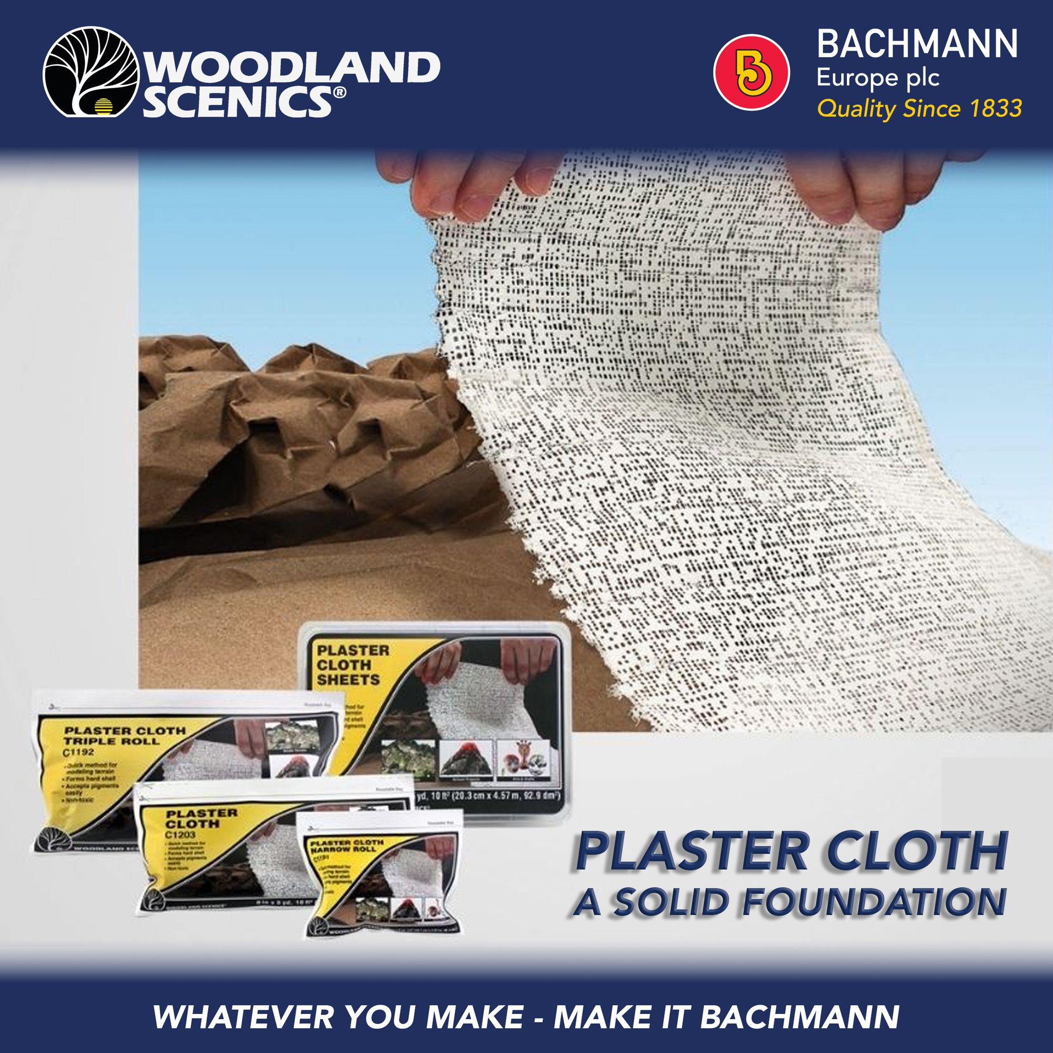 Woodland Scenics Plaster Cloth Image