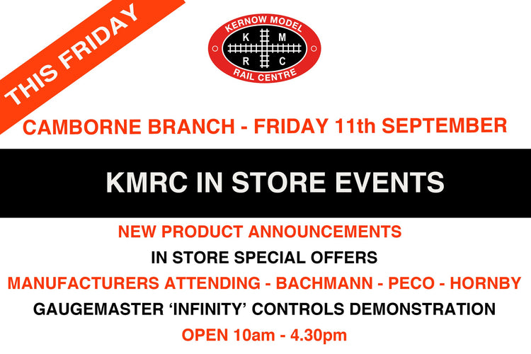 KMRC Camborne branch in store event Friday 11th September