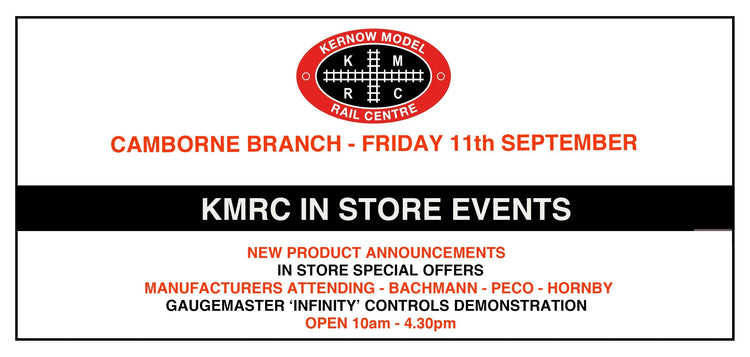 KMRC Camborne branch in store event Friday 11th September
