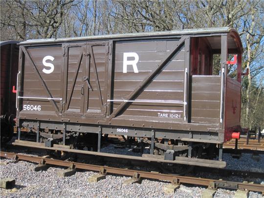 KMRC Wagon LSWR Goods Brake Van Diagram 1541 Road Van -  OO Gauge