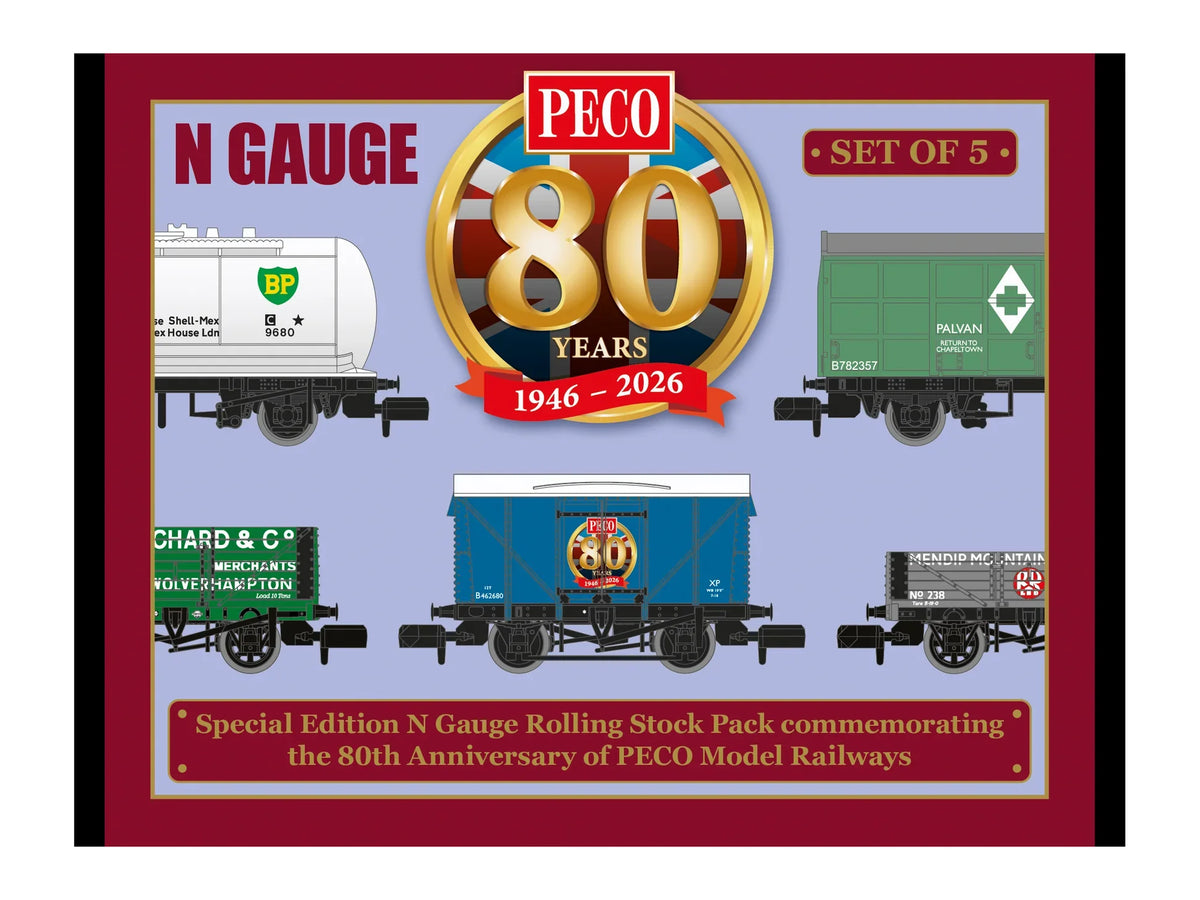 Celebrating 80 Years of PECO: New Anniversary Wagon Packs