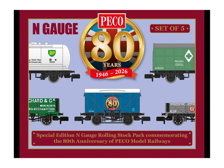 Celebrating 80 Years of PECO: New Anniversary Wagon Packs