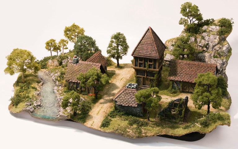 Skrifa shows you how -  Using Woodland Scenics to create a diorama or layout scenery