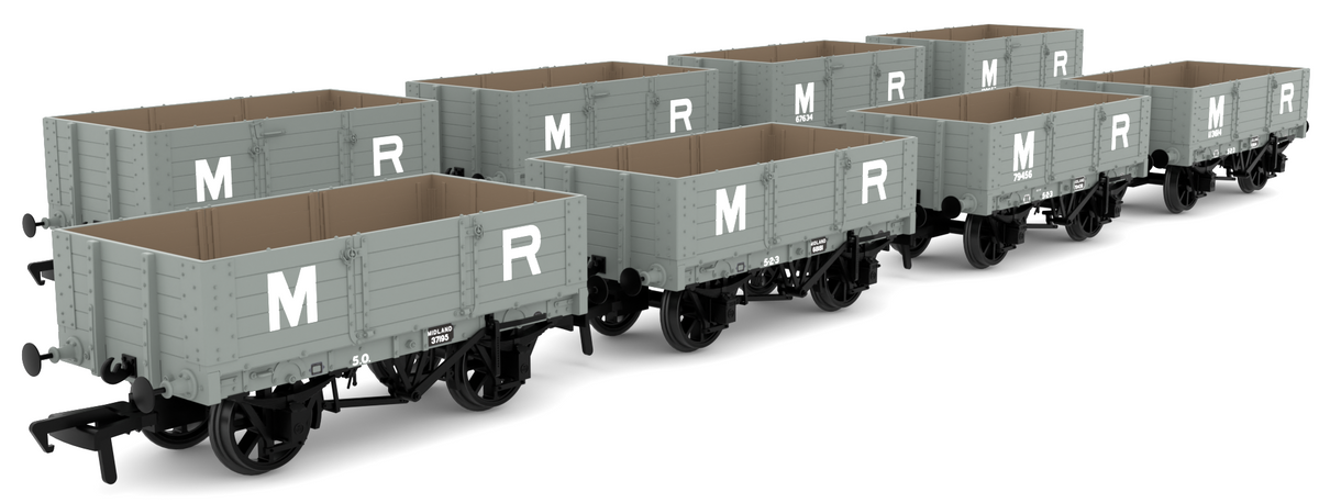 Midland Railway D299 5 plank and D301 6 Plank Wagons