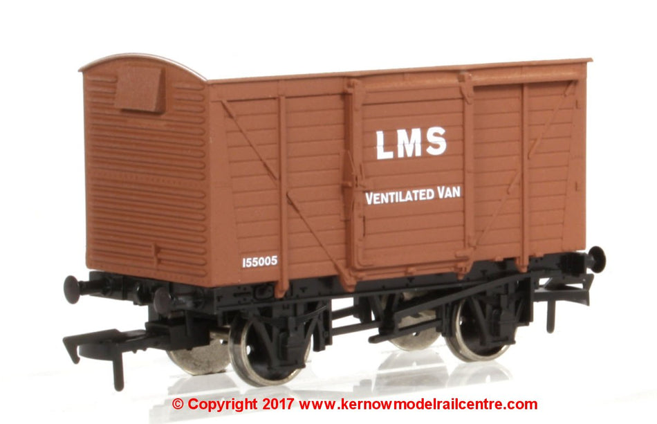4F-011-017 Dapol Ventilated Van number 155005 in LMS Bauxite