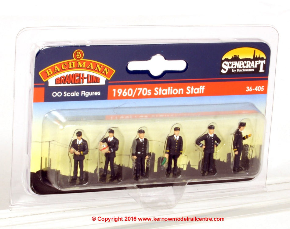 36-405 Bachmann Scenecraft 1960s 1970s Station Staff