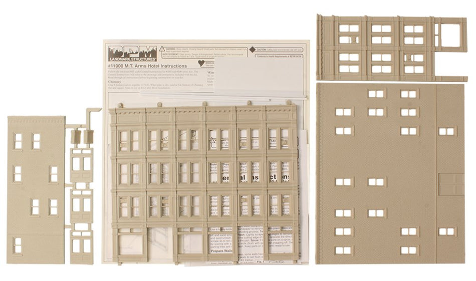 DPM11900 Woodland Scenics DPM M T Arms Hotel Building Kit.
