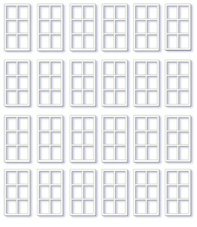 139 Ratio Signal Box Window Mouldings