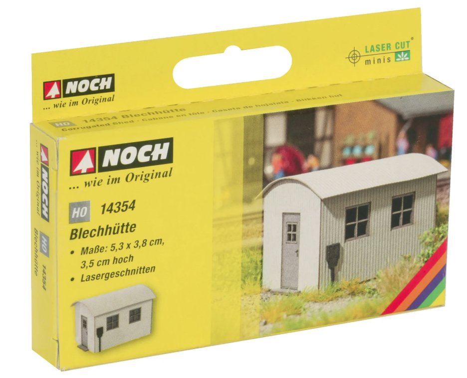 14354 Noch Corrugated Shed Laser Cut Minis Kit