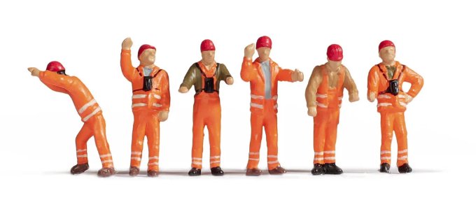 15275 Noch Railway Shunters - Pack of 6