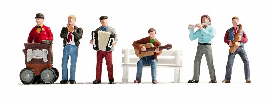15563 Noch Buskers (6) Figure Set