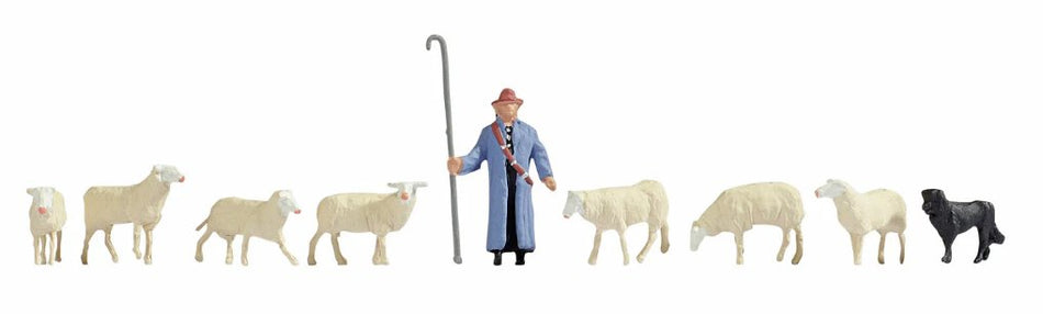 15748 Noch Shepherd, Sheepdog and Seven Sheep