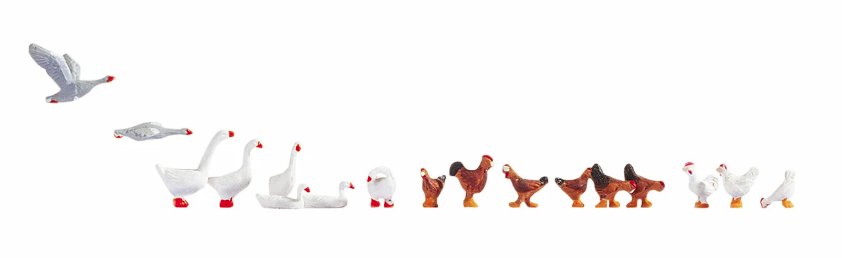 15772 Noch Chickens and Geese