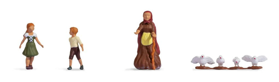 15804 Noch Hansel and Gretel with Witch Figure Set