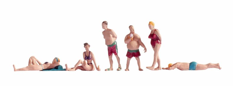 15841 Noch Sunbathers (6) Figure Set