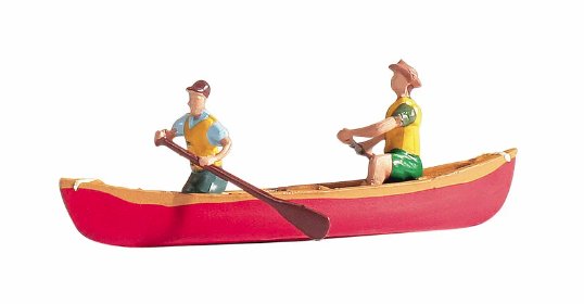 16805 Noch Canoe with rowers