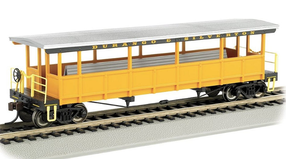 17432 Bachmann Open side Excursion Car Durango & Silverton