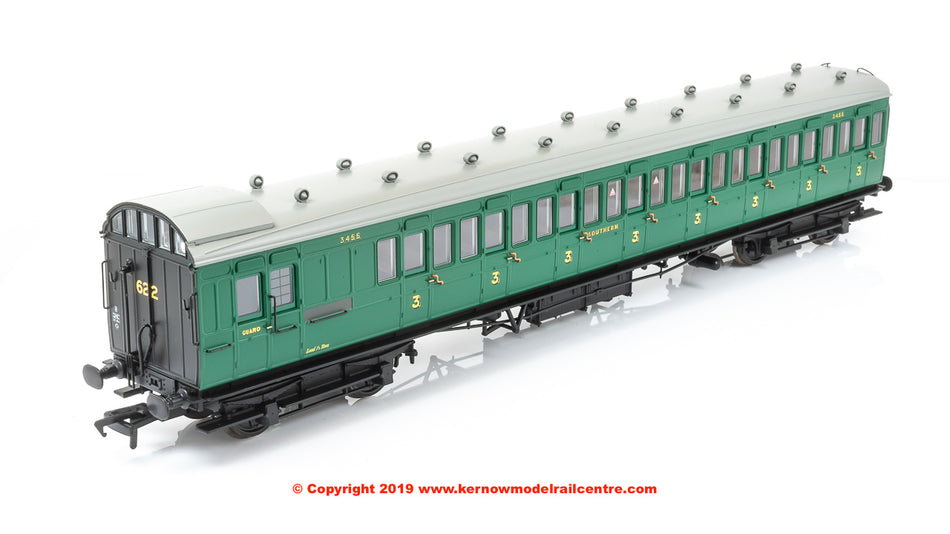 39-623 Bachmann SECR 60ft Birdcage Brake 3rd Southern Railway