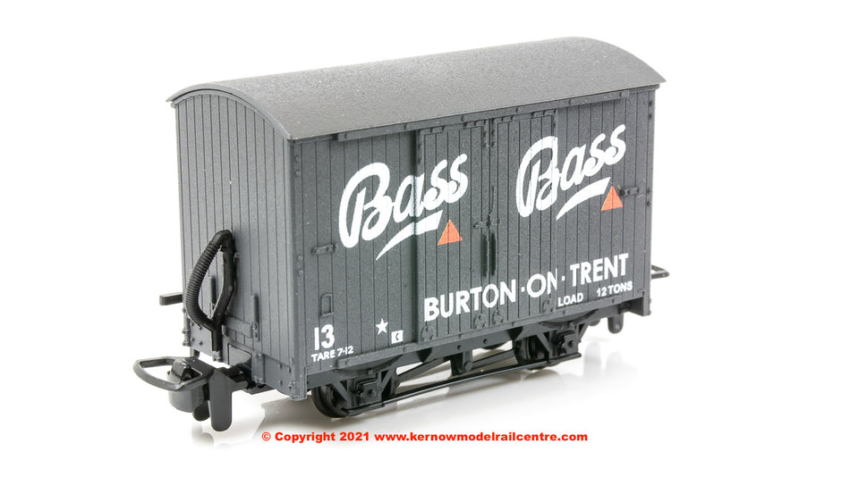 GR901 Peco Box Wagon - Bass Brewery Burton on Trent