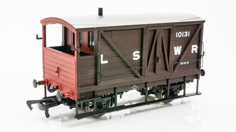 SB003L LSWR 10 Ton Goods Brake Van number 5190 LSWR Brown - Mainland