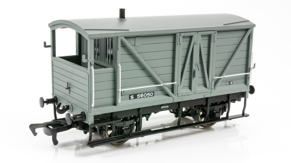 SB003S LSWR 10 Ton Goods Brake Van number S548 BR Grey - Isle of Wight