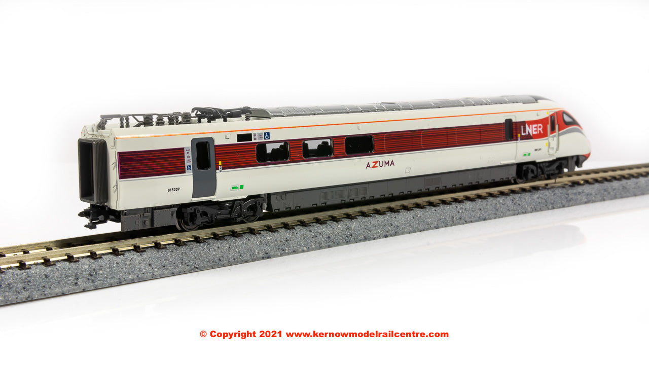 10-1674 Kato Class 800/2 Azuma 5 Car EMU Set 800 209 LNER – Kernow