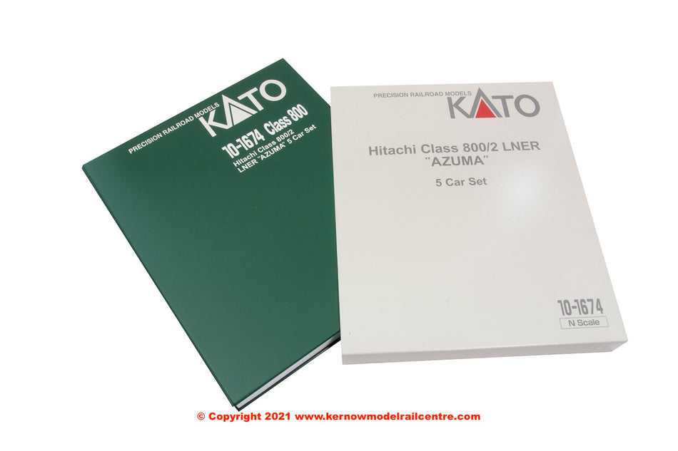 10-1674 Kato Class 800/2 Azuma 5 Car EMU Set 800 209 LNER