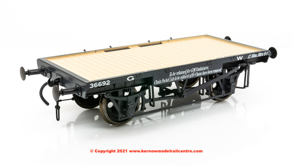 7F-037-100 Dapol GWR Conflat 36692 12Tons Tare 6-1