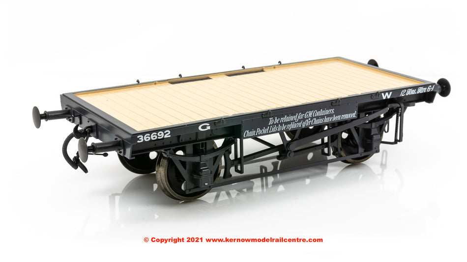 7F-037-100 Dapol GWR Conflat 36692 12Tons Tare 6-1